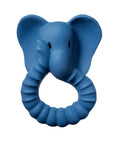 Natural rubber Teether Elephant - Blue