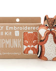 Chipmunk - Embroidery Kit