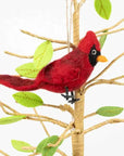 Ornament - Felt Bird - Cardinal