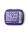 Silicone Straw with Travel Tin - Standard Size