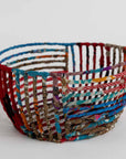 Ten Thousand Villages - Recycled Sari Wrapped Wire Basket