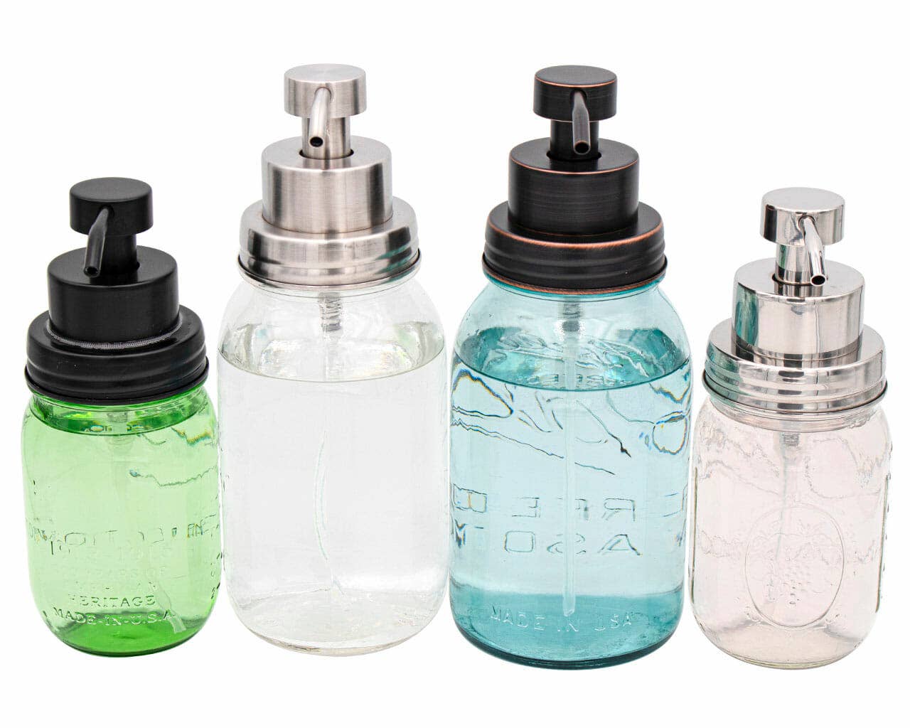 Mason Jar Lifestyle - Foaming Soap Pump Dispensers for Mason Jars
