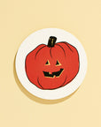 Jack-o'-Lantern Pumpkin Halloween Coasters - Set of 4