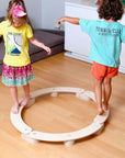 Circular Wooden Balance Beam Set | Montessori