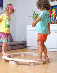 Circular Wooden Balance Beam Set | Montessori