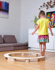 Circular Wooden Balance Beam Set | Montessori