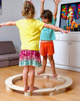 Circular Wooden Balance Beam Set | Montessori