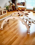 Montessori Climber Set: Arch, Rocker, Ramp, and Pillow Options