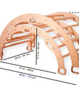 Montessori Climber Set: Arch, Rocker, Ramp, and Pillow Options