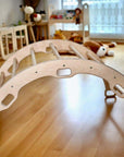 Montessori Climber Set: Arch, Rocker, Ramp, and Pillow Options
