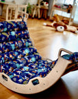 Large Montessori Climbing Arch/Rocker with Pillow Set