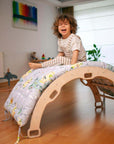 XL Climbing Arch/Rocker & Map Pattern Cushion Set