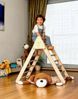 Climbing Triangle with Ramp | Foldable Montessori Climbing Set