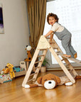 Climbing Triangle with Ramp | Foldable Montessori Climbing Set