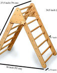 Climbing Triangle with Ramp | Foldable Montessori Climbing Set