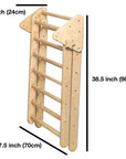 Climbing Triangle with Ramp | Foldable Montessori Climbing Set