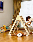 Climbing Triangle with Ramp | Foldable Montessori Climbing Set