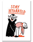 Stay Hydrated Vampire Rectangle Magnet by Gemma Correll