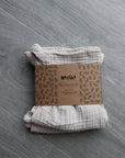 Muslin baby hooded bathtowel Creme