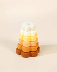 Set of 6 Silicone Stackable Flowers