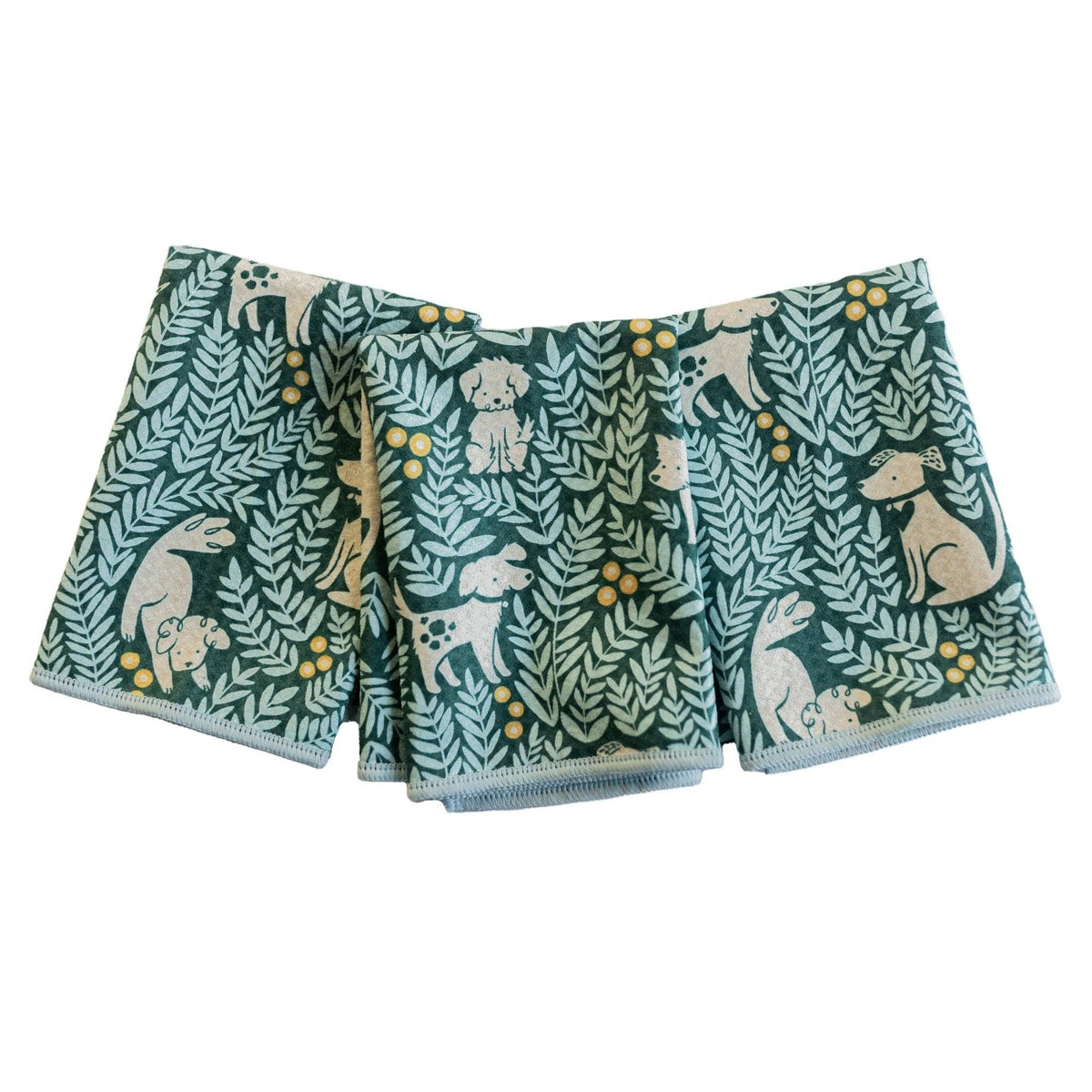 Mighty Mini Towel (Set of 3) Reversible - Nuthatch Dog Park