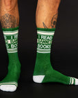 I Read Banned Books Gym Crew Socks