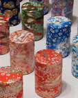 Japanese Traditional Washi Tea Canister – 20 Pattern 100g