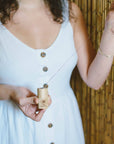 Vegan Eco Dental Floss- Refillable Bamboo Container