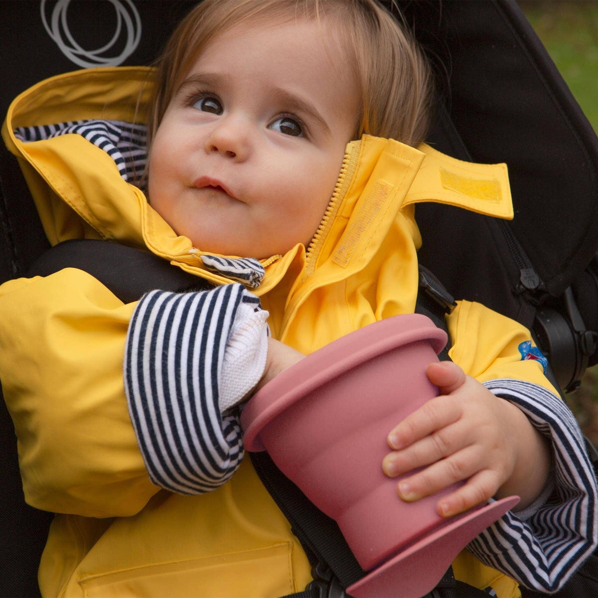 Silicone Baby Suction Snack Pot with Lid