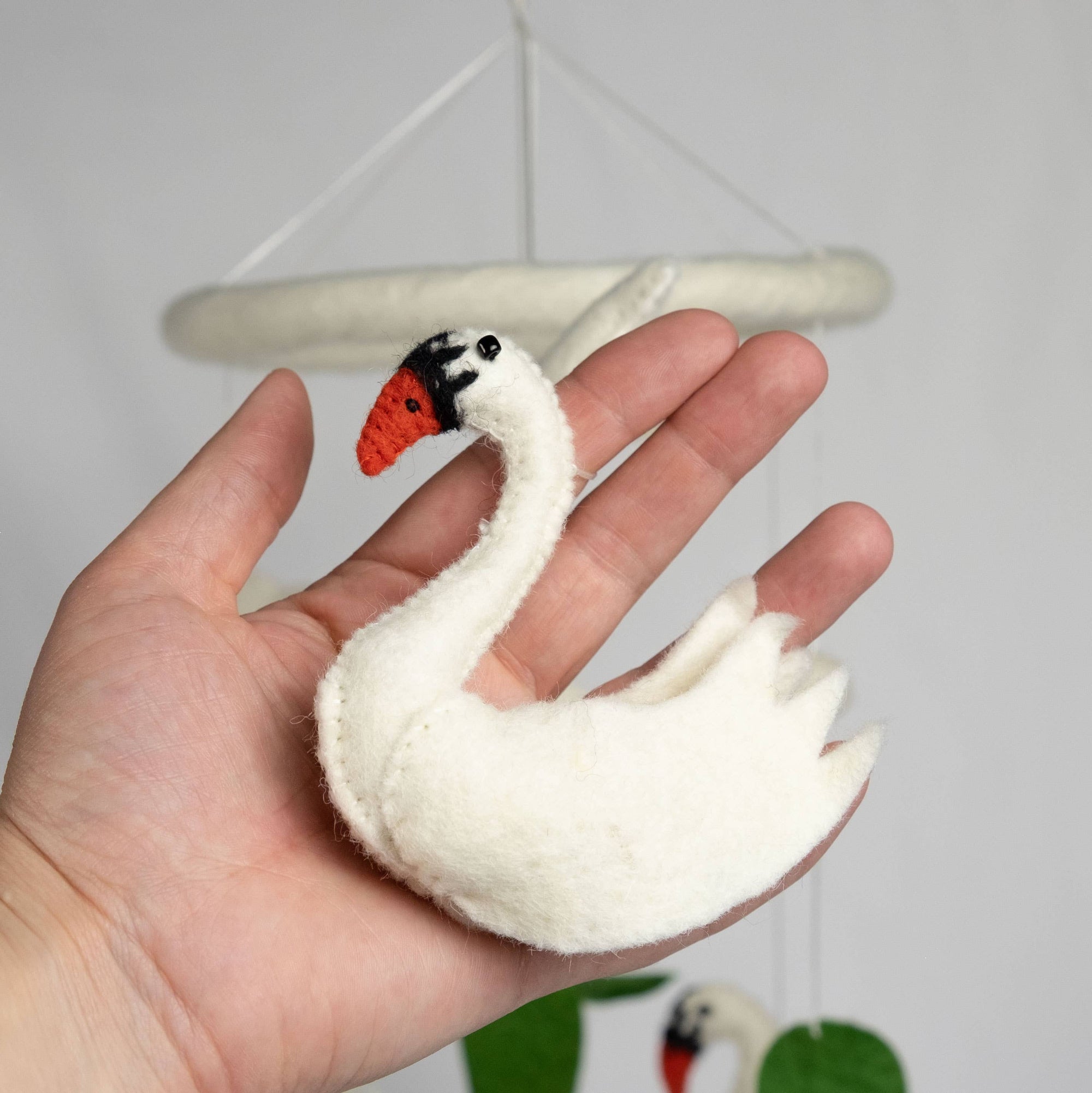Baby Mobile - Swan - Nursery Decor