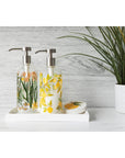 Bees & Blooms Glass Soap Pump