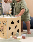 Wooden Activity Cube