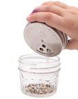 Mason Jar Lifestyle - 4 Pack Stainless Steel Spice Lids