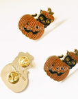 Pumpkin Cat soft enamel pin