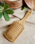 Bamboo Switch - Bamboo Paddle Hairbrush - Square | Haircare Bestseller