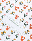 Three Potato Four - Embroidered Journal - Floral
