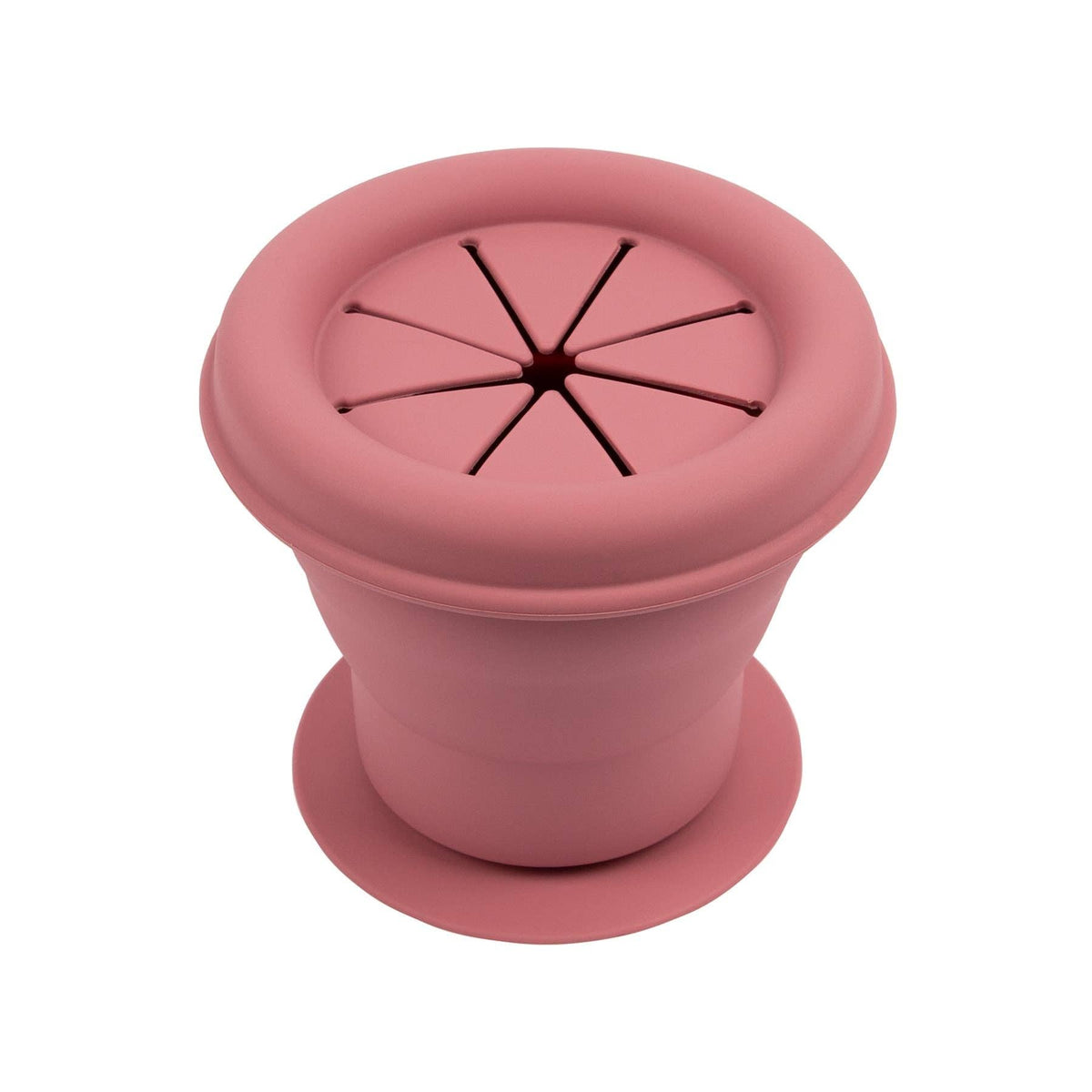 Silicone Baby Suction Snack Pot with Lid