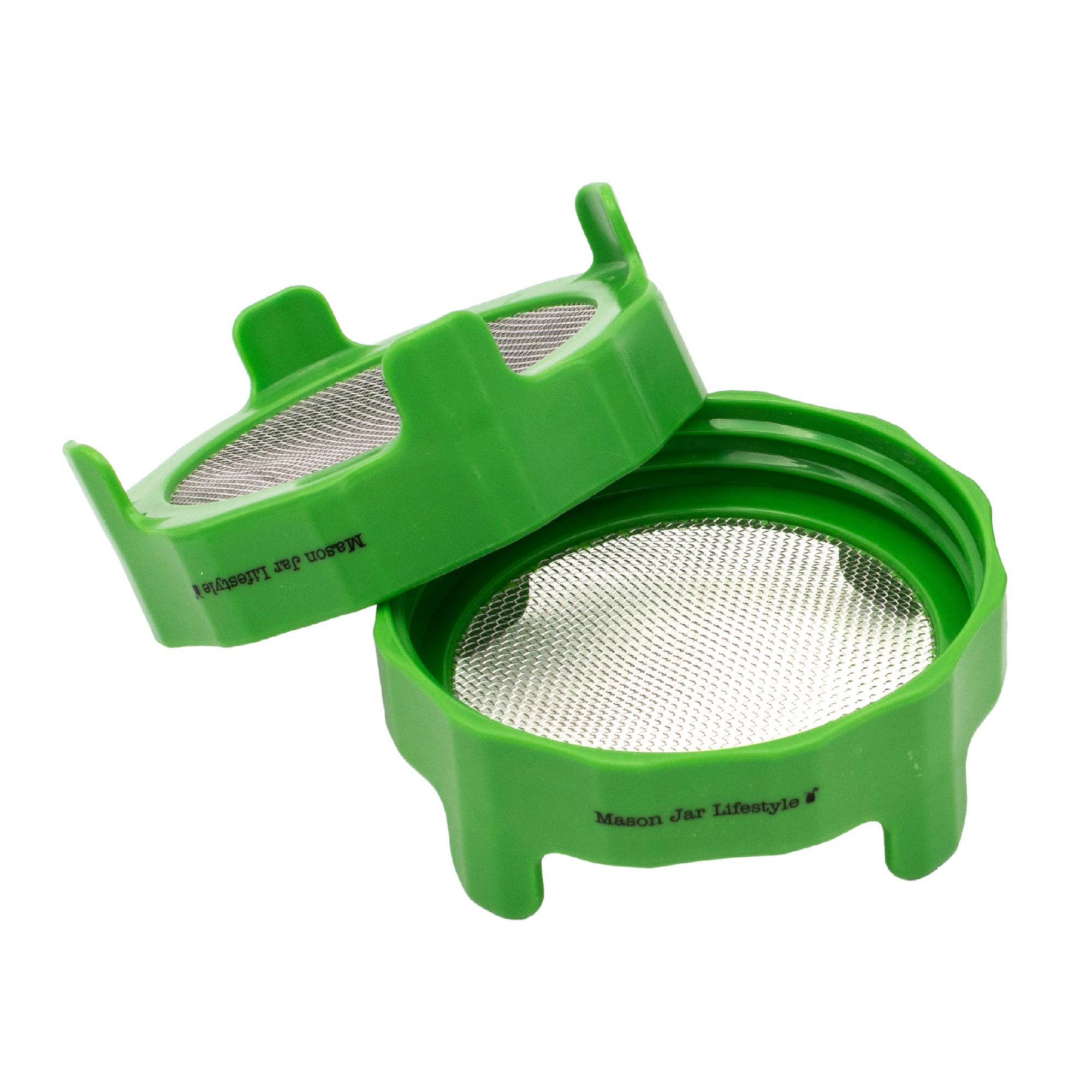 Rust Proof Sprouting Lid with Built-In Stand for Wide Mouth