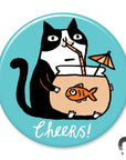 Badge Bomb - Cheers Cat Big Magnet