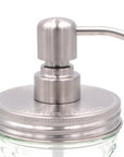 Mason Jar Lifestyle - Satin / Brushed Finish Soap Pump Dispensers for Mason Jars