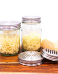 Grater / Shredder Lid for Mason Jars