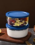 Fox Run Glass Yogurt Container with Lid - 1 Quart