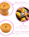 Silicone Baby Suction Snack Pot with Lid