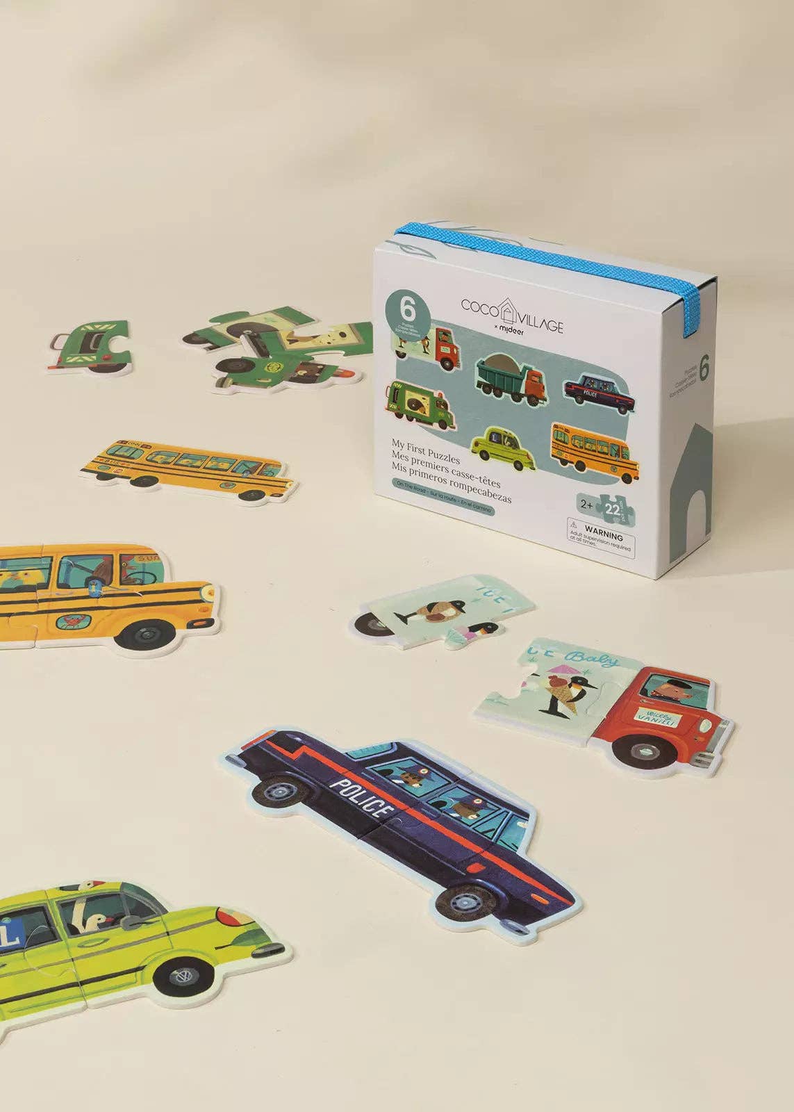 My first Puzzles - On the Road (6 puzzles)