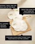 Cotton + Bamboo Makeup Remover Pads