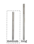 Medium Stainless Steel Boba Straws for Pint Mason Jars