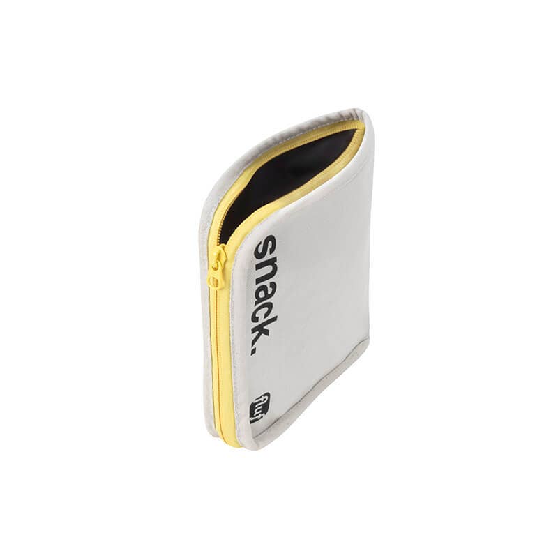 Snack Mat - ‘Snack’ Black with Yellow Zip
