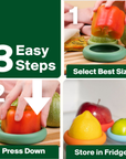 Food Huggers - Sage Green Food Huggers - Set of 5