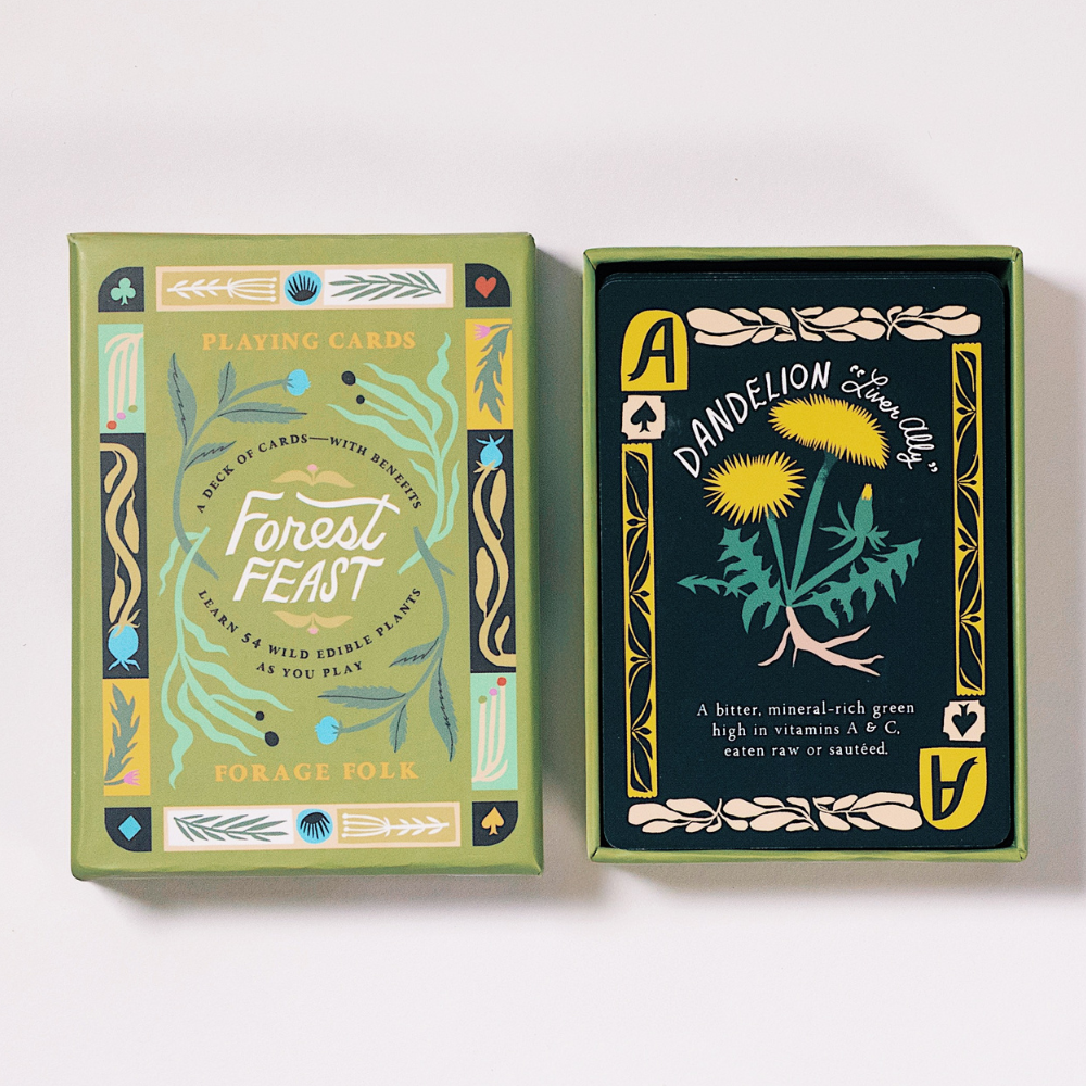 Forest Feast Foraging Playing Card Deck