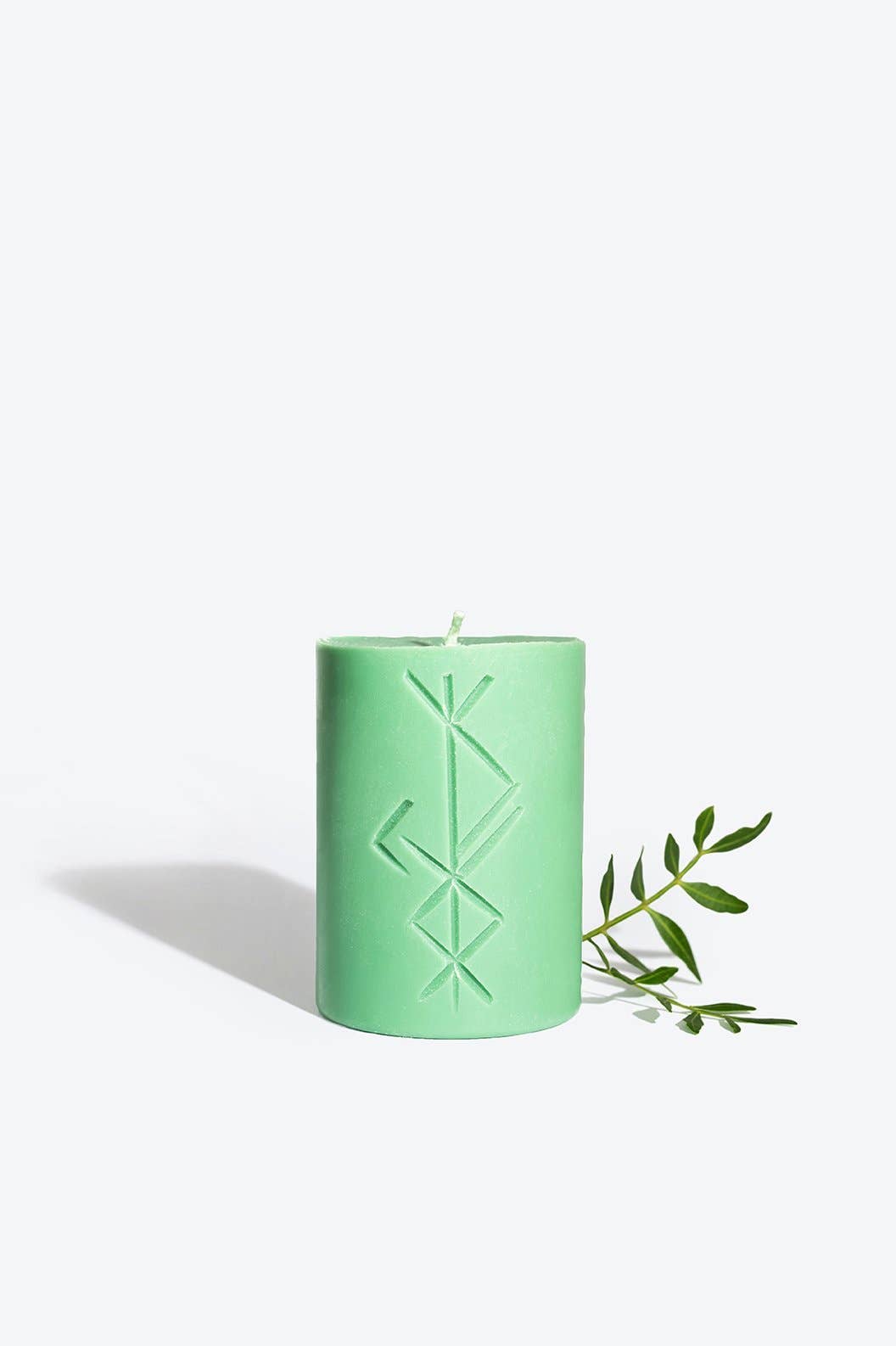 Freyr | Rune Carved Candle inspired by Norse Magic | Wealth